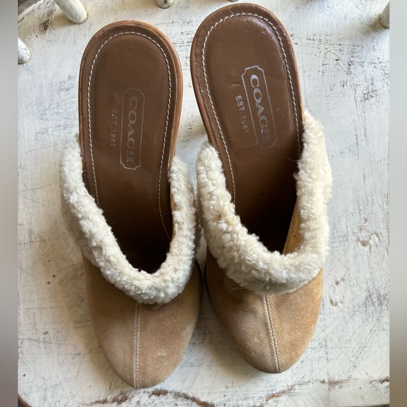 Coach soft Kacie cream clog size 6 - Picture 2 of 7